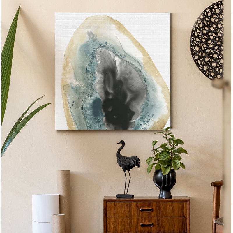 " Cropped Geodes III ", 24" H x 24" W x 1" D