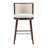 Evalyn Modern Textured Chenille Upholstered Beech Wood Bar Stool in Cream-1689930378-1689930380