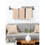 Porte-serviettes double 32 pouces, porte-serviettes mural en acier inoxydable SUS304 au fini noir mat pour la salle de bain et la cuisine-119832984-119832990