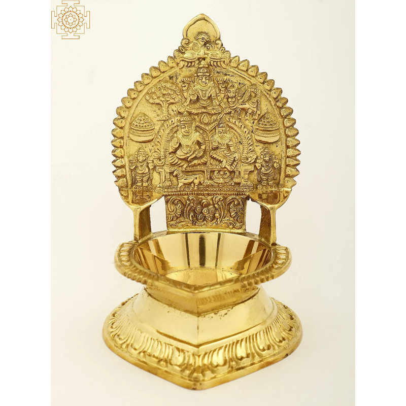Petit laiton 7 po Kubera Lakshmi Vilakku Diya