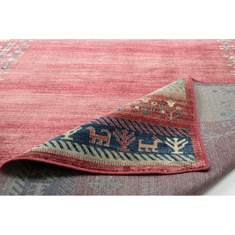 Geometric Viscose Area Rug, Rectangle 200cm x 290cm