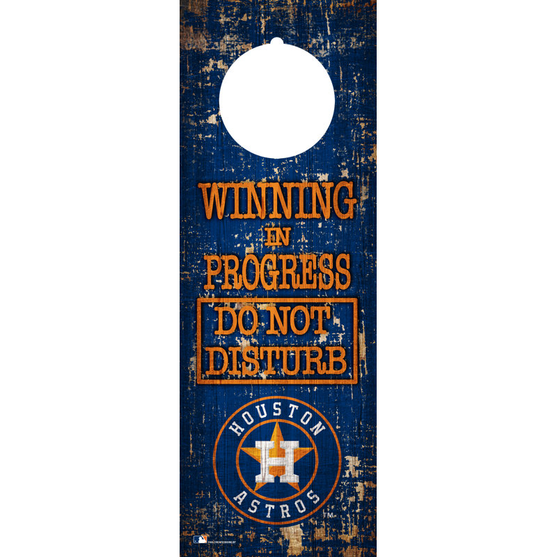 Wall Decor on Wood, Houston Astros