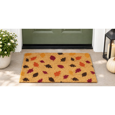 Tapis d'automne à feuilles de coco Autumn Scatter - 18 x 30
