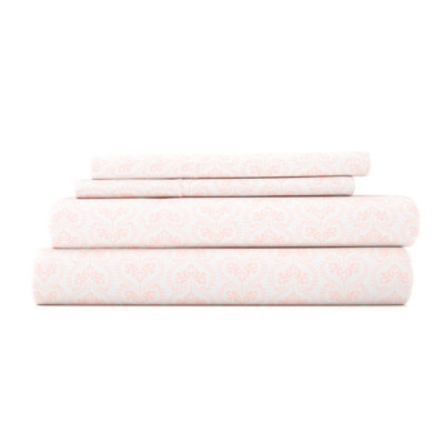 Kanagy Classic in Pink Microfiber Pattern Sheet Set