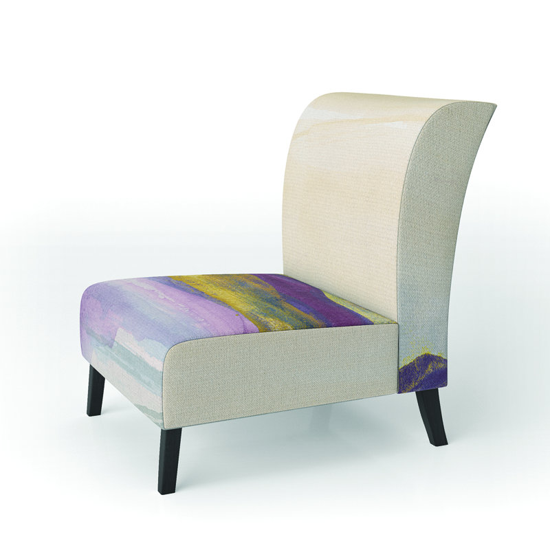 Fauteuil de chambre en velours Shabby Elegance