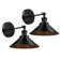 Acilino Iron Swing Arm Sconce with Dimmable Bulb and Remote Control