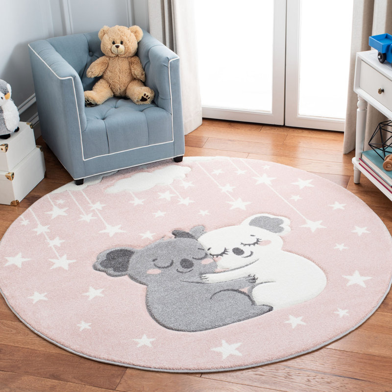 Talavera Kids 100 Performance Rug, Round 5'3"