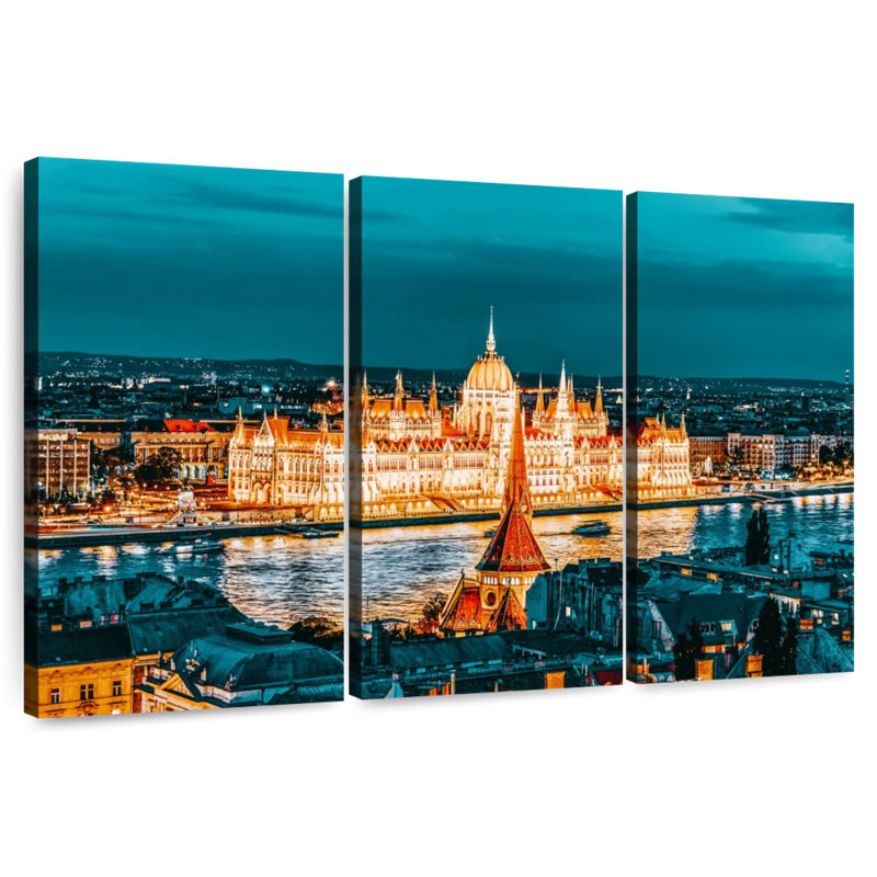 Nicci Hungarian Parliament Lights, 48" H x 74" W