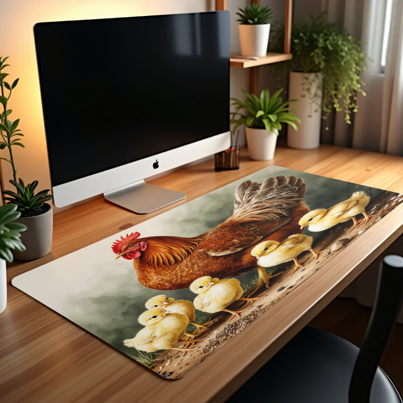 Polyester Desk Pad, 31.5x15.5
