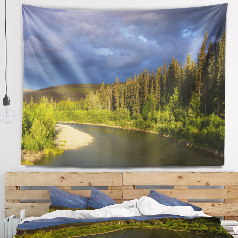 Polyester Tapestry, 50" H x 60" W