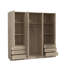 Ingram 4 Door Manufactured Wood Wardrobe