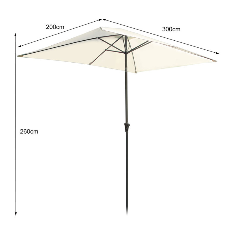 Altrice 295cm X 195cm Rectangular Cantilever Parasol