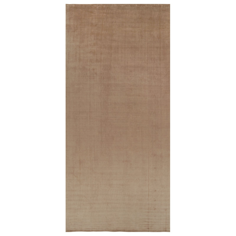 Textural Hand Knotted Silk Area Rug