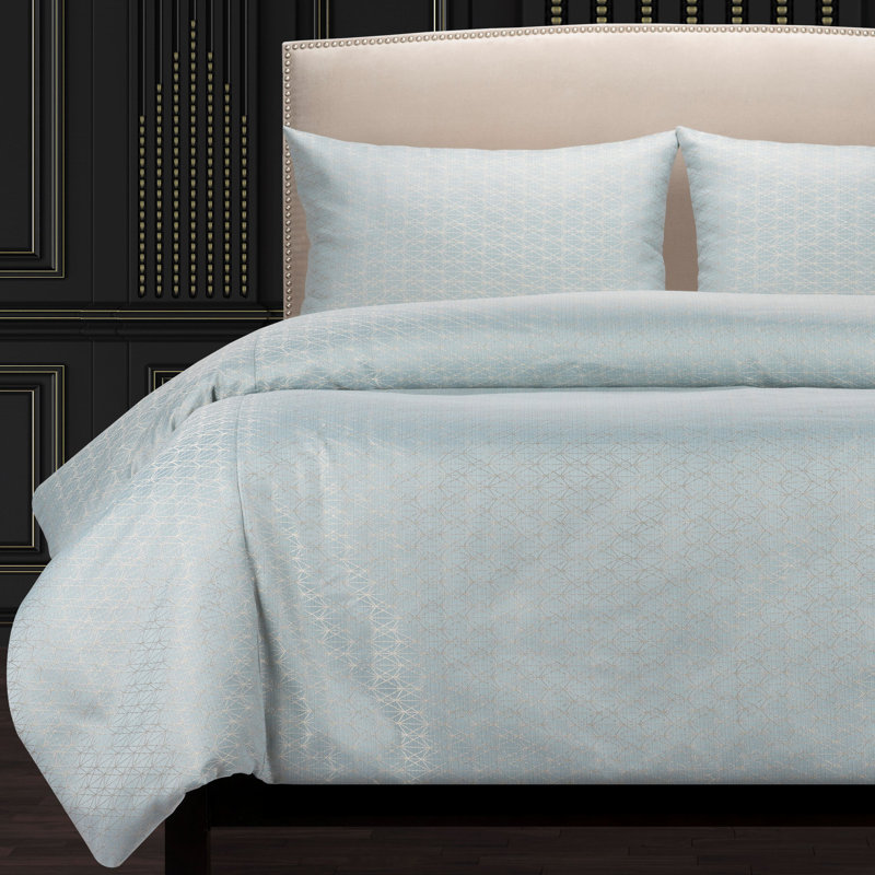 Star Attraction Luxury Single Duvet Cover, Twin Duvet Cover, Spa Blue