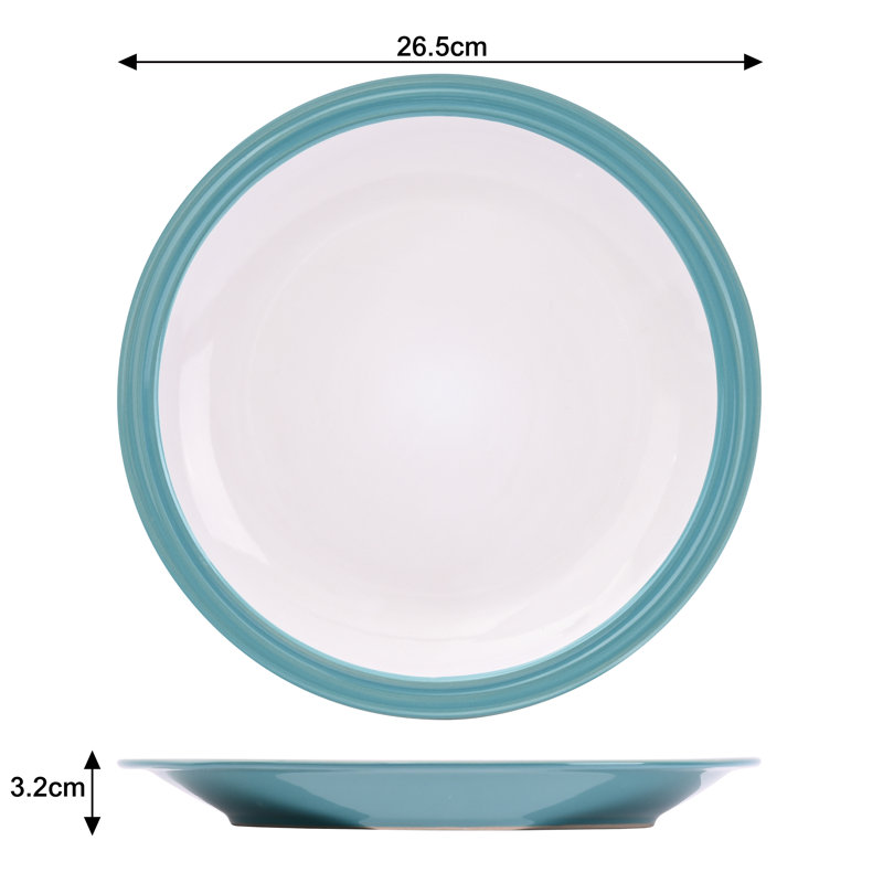 16PC Camden Dinner Set, Teal