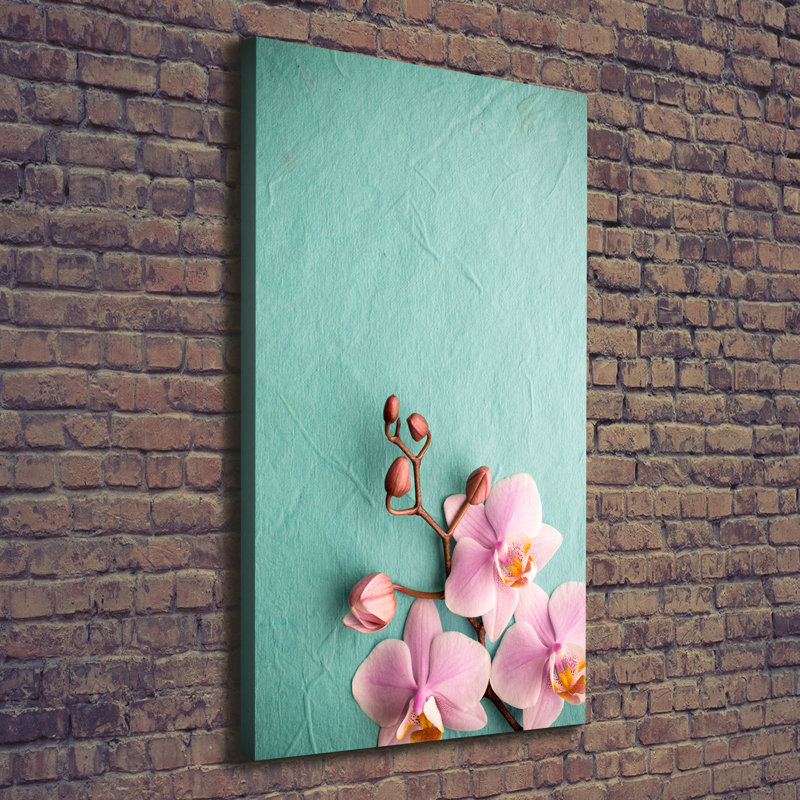 Pink Orchid - Wrapped Canvas Print