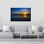 Camels On Sunset Beach Peaceful Serene Tranquil Beach Landscape Wall Art Print by Louise Wolbers - Print-26060777