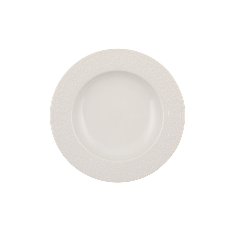 Eugene 53 Piece Porcelain China Dinnerware Set - Service for 12