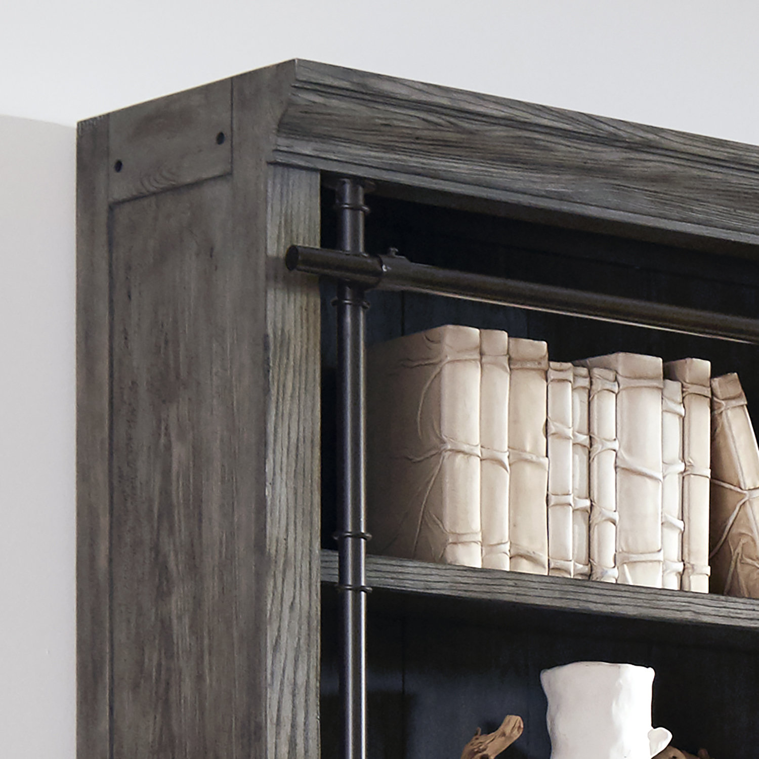 Lorna Standard Bookcase, Gray