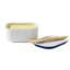 Royal Copenhagen White Fluted Butter Dish
