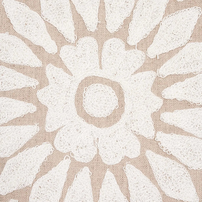 Castanet Embroidery Fabric, Natural