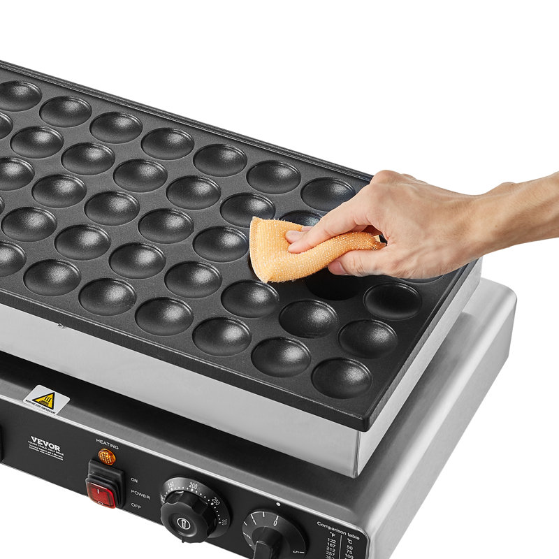 50 pièces mini-crêpière commerciale 43mm Dorayaki Baker 1700W