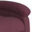 Fauteuil inclinable de massage vidaXL, dossier / repose-pieds réglable, tissu-128801001-121977068