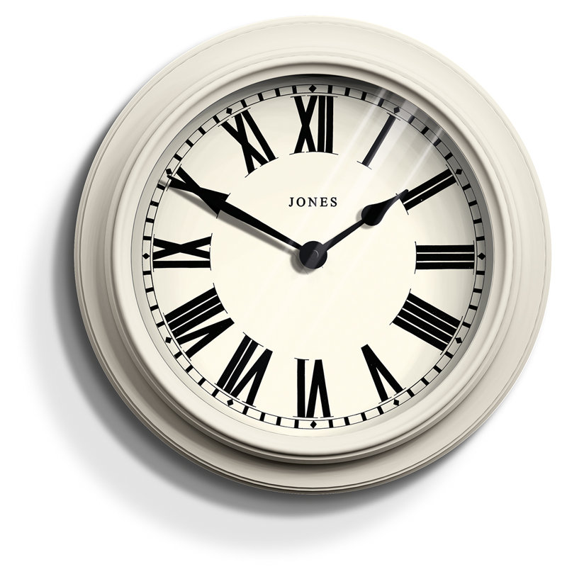 Opera Acrylic Wall Clock, Pale Grey