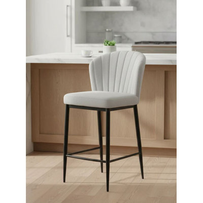 Yurem Fabric Counter Stool