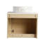 Meuble-lavabo mural 24 po avec 1 porte à fermeture en douceur