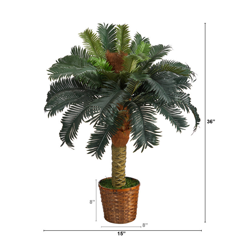 36'' Faux Palm Tree in Planter