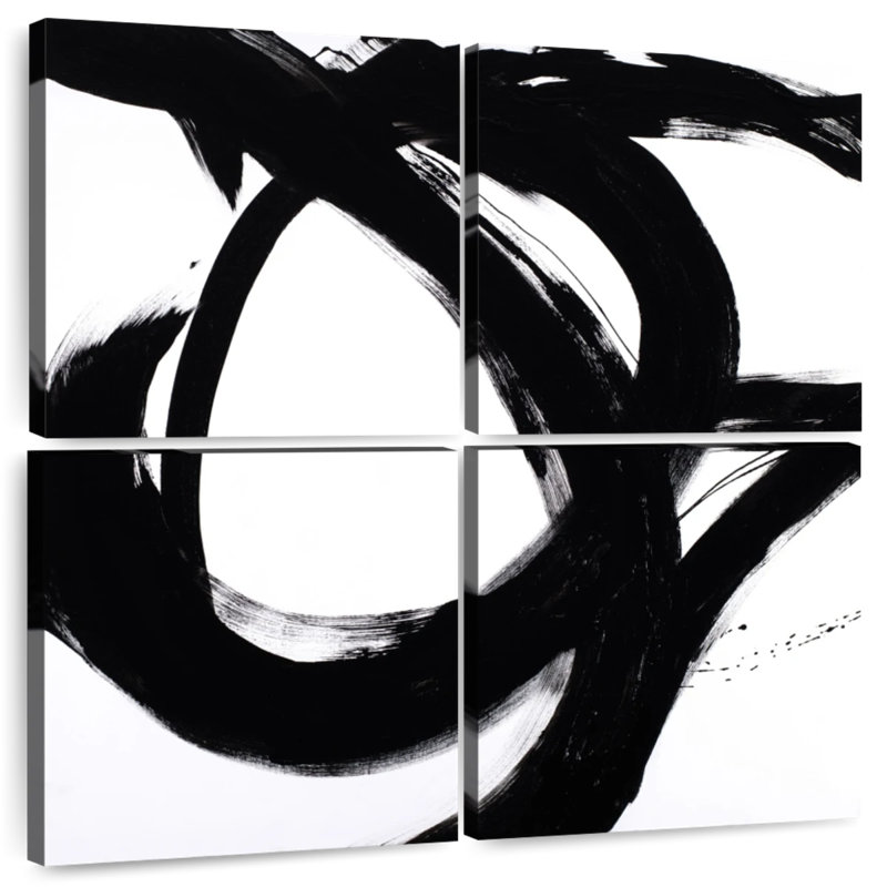 Avery Circular Strokes I, 74" H x 74" W