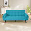 Canapé-lit futon convertible peu encombrant, canapé-lit capitonné pour petits espaces et chambres d'amis-621070205