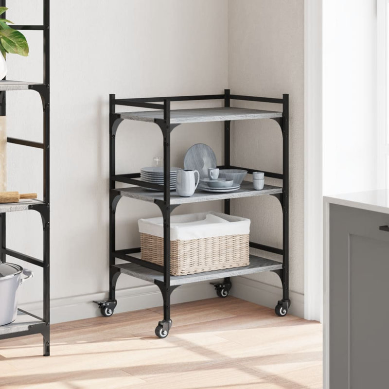 Kitchen Serving Cart, Grey Sonoma