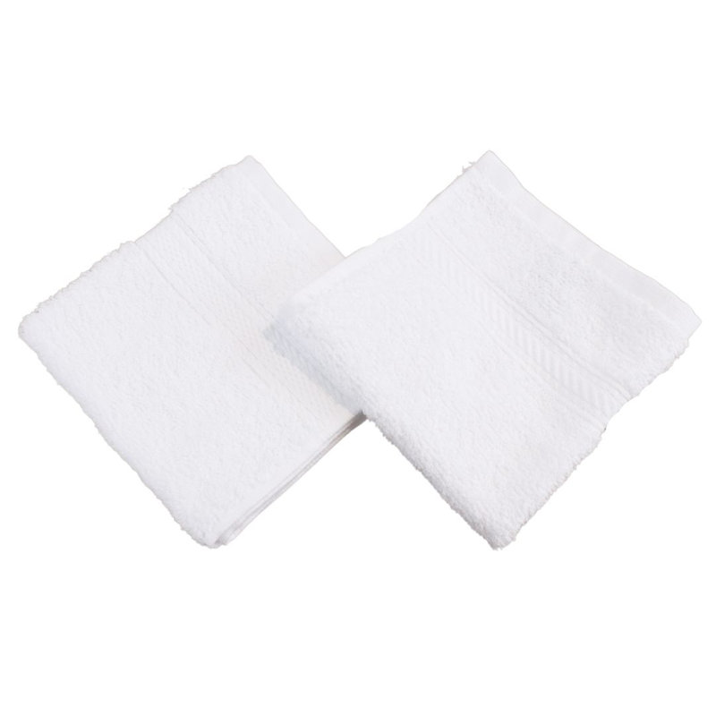 100% Cotton, White
