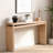 Narrow Console Table, Slim Entryway Table, Small Space Sofa Table, 52 Inch Hallway Table, Wood Console Table With Bead Detail, Rustic Modern Console, Natural Wood Finish Table, Minimalist Foyer Table.