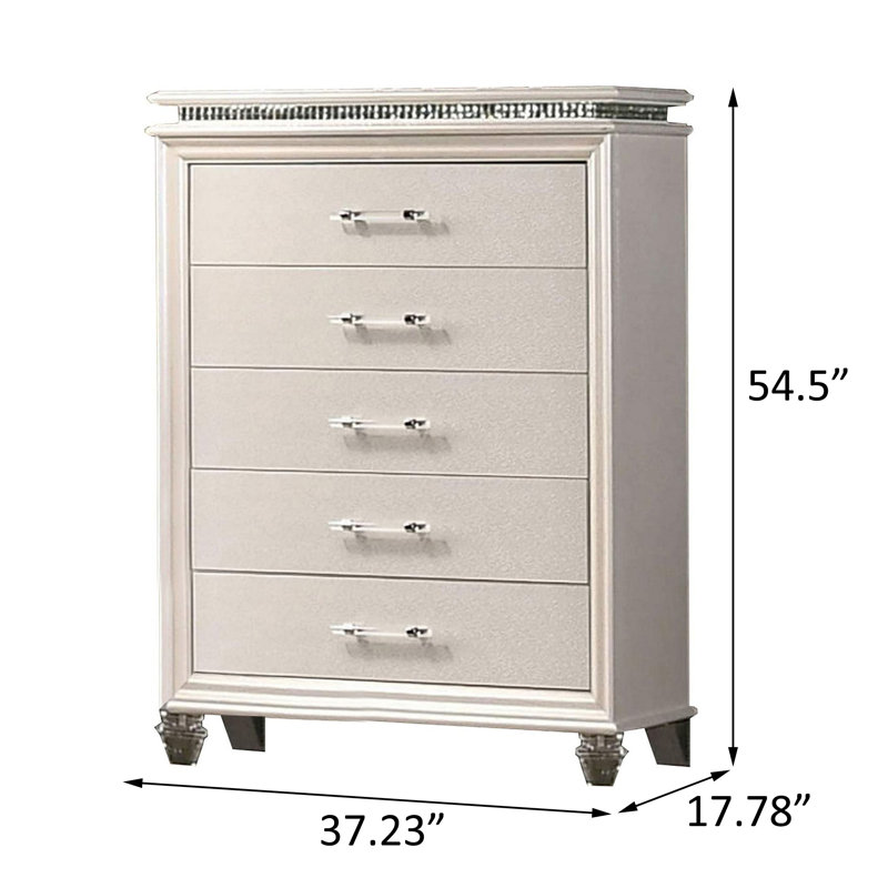 Commode 5 tiroirs l 37,23 po