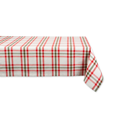 Aldwick Plaid 100% Cotton Tablecloth