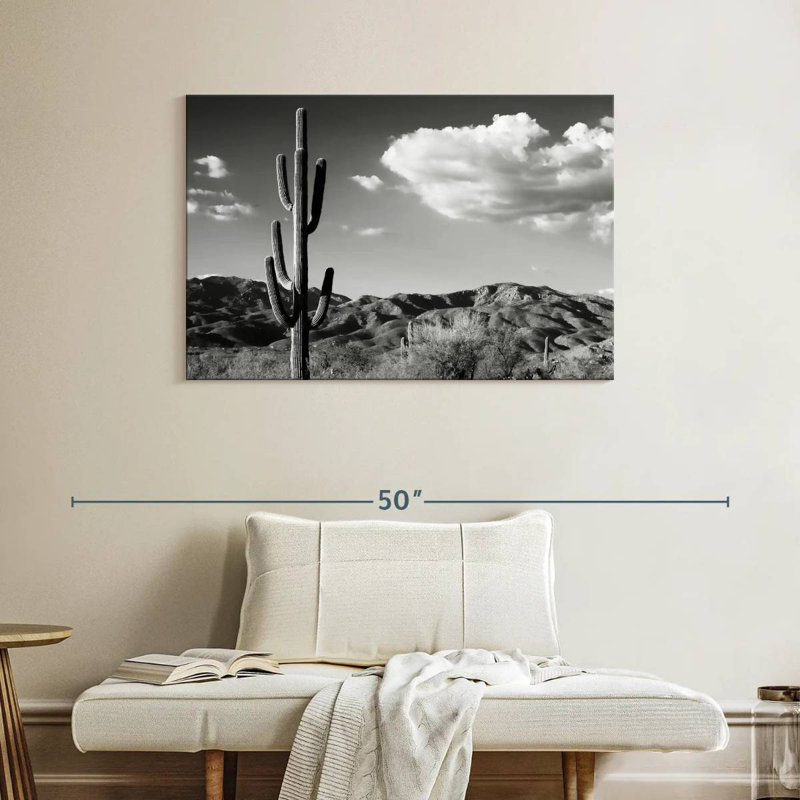 Harnek Saguaro Cactus Sunrise, H 26 po x l 39 po