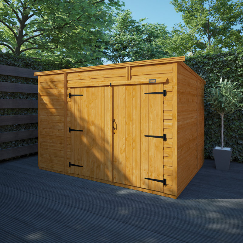 8x6w TigerFlex Shiplap Pent Bike Store