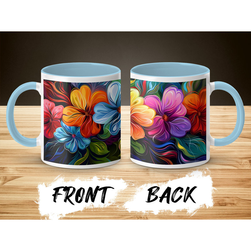 Ceramic Coffee Mug, Light Blue