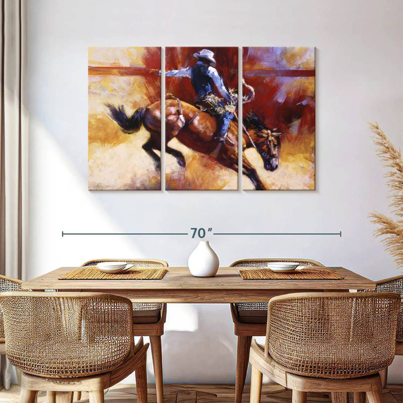 Sireci Yeehaw, 36" H x 57" W
