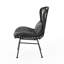 Chaise d'extérieur grise avec structure et doublure en fer Relax