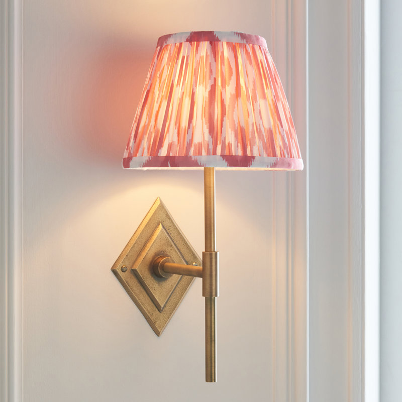 Berra Steel Armed Sconce, Orange