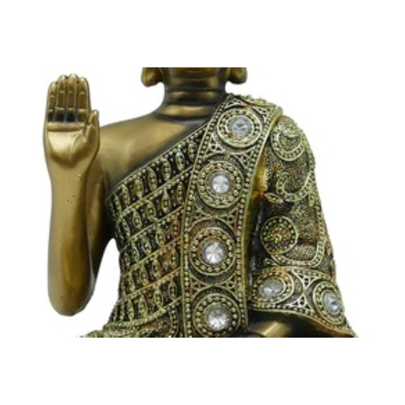 Sculpture de Bouddha Imari assis