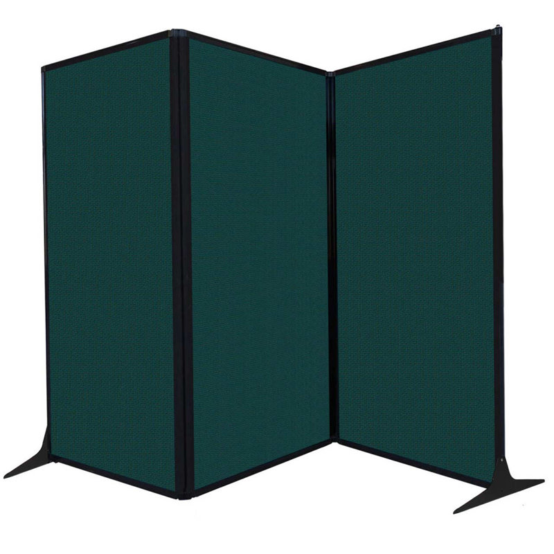 Cloison portable QuickWall, Moka, 70"H x 100"L