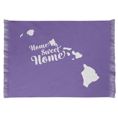Home Sweet Honolulu Purple Area Rug -  East Urban Home, C3E52501DB1F482190B37F79A4248032