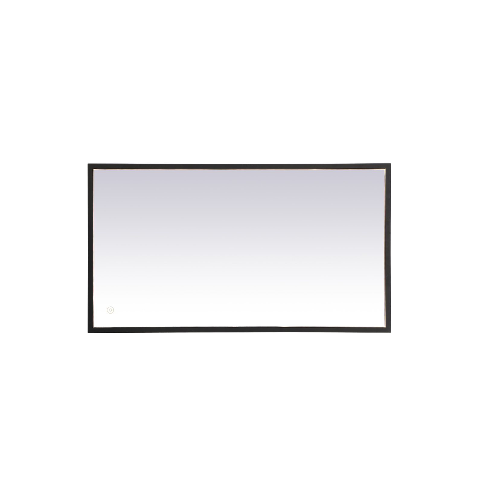 Piche Aluminum Mirror, Black, 20" x 36"
