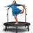 YC 40Inch Foldable Trampoline With Handle-Premium-Elastic -Black