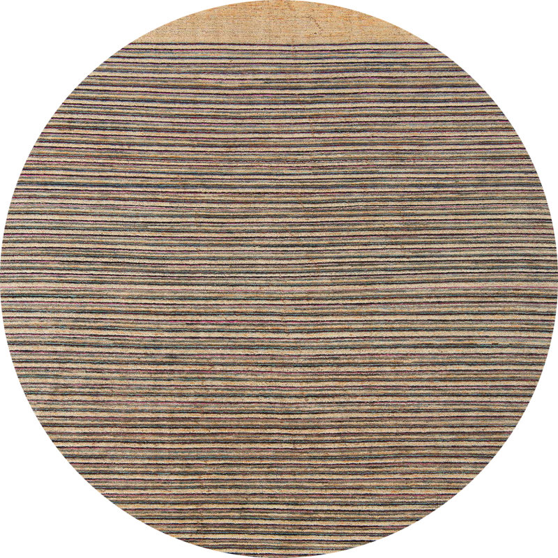 Abstract Indoor Rug, Round 4'